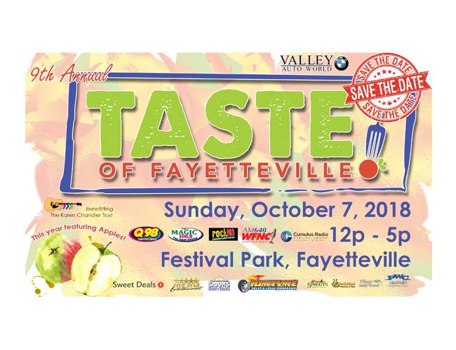 9th Annual Taste of Fayetteville | TheMrsTee.com